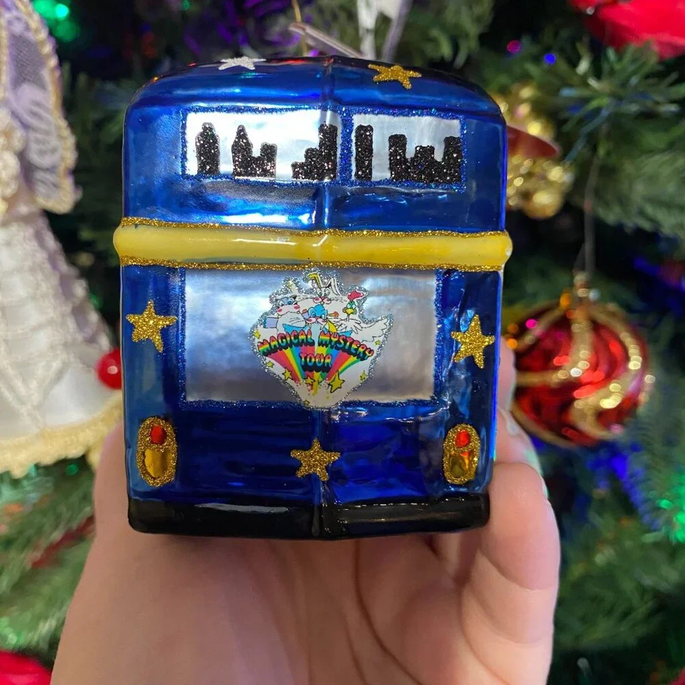 Christopher Radko The Beatles‎ Psychedelic Magical Mytery Bus tree ORNAMENT NEW